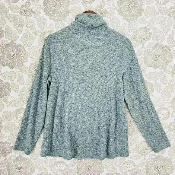 J. jill Cowl Neck Sweater pullover Women's M Green 7573 - Picture 2 of 7